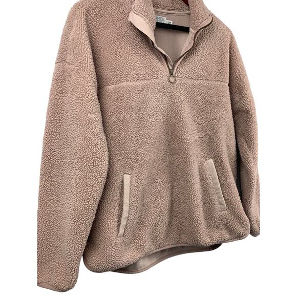 Women's Time and Tru Blush Pink Polyester Zip Up Sweater - Size S(4-6) - Picture 4 of 6